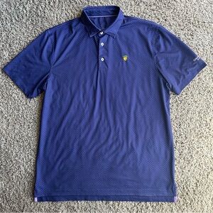 Johnnie O Men's Large Twilight Blue Spanish Oak Golf Club Performance Polo Shirt